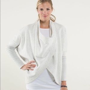 Lululemon It Makes Two Fleece Wrap Angel Wing